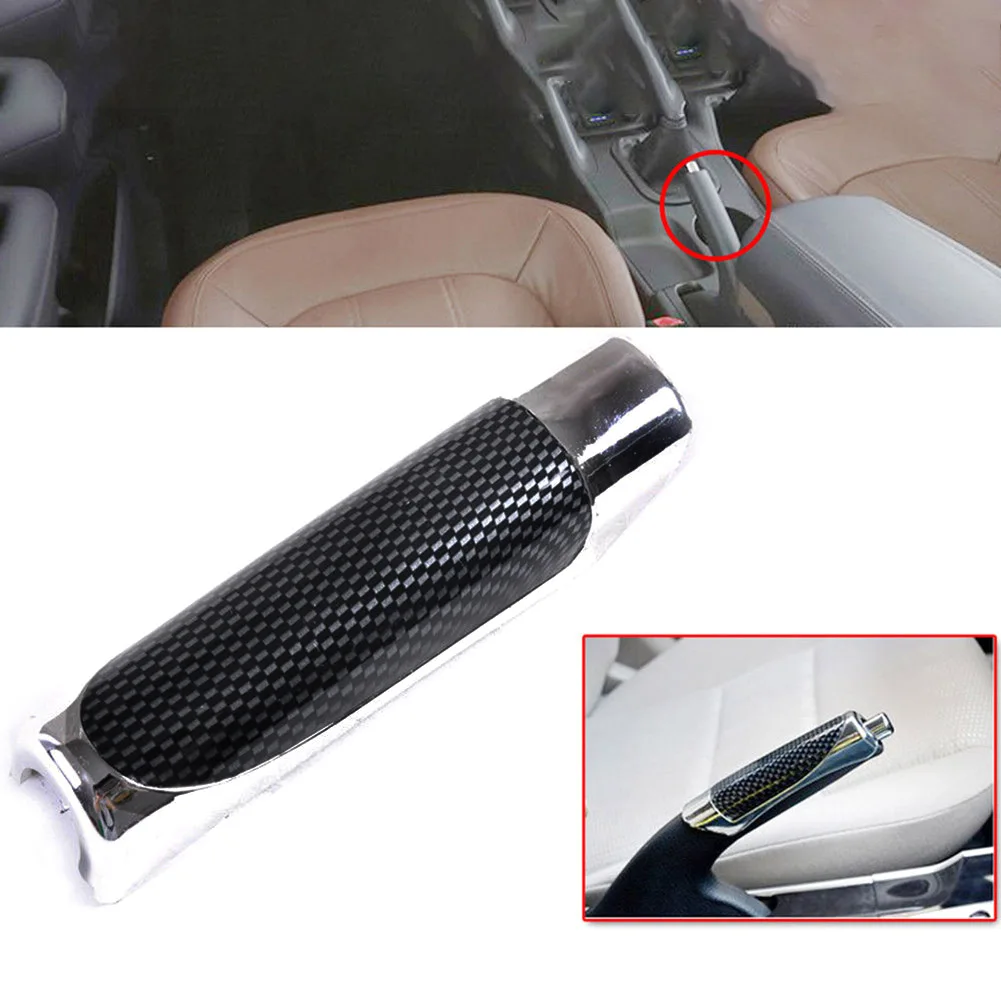 

Universal Auto Car Carbon Fiber Style Hand Brake Handle Hand Break Protect Cover