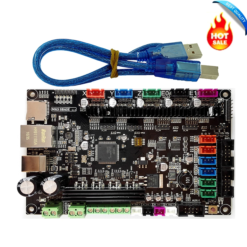 3D Printer 32bit Arm Platform Smooth Control Board MKS SBASE V1 3 Open Source MCU LPC1768