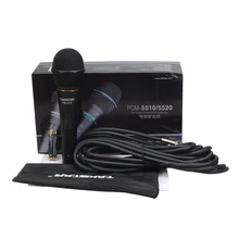 Takstar PCM-5510 ручной проводной 3,5 мм стандартный интерфейс Компьютер караоке сеть K песня конденсаторный микрофон