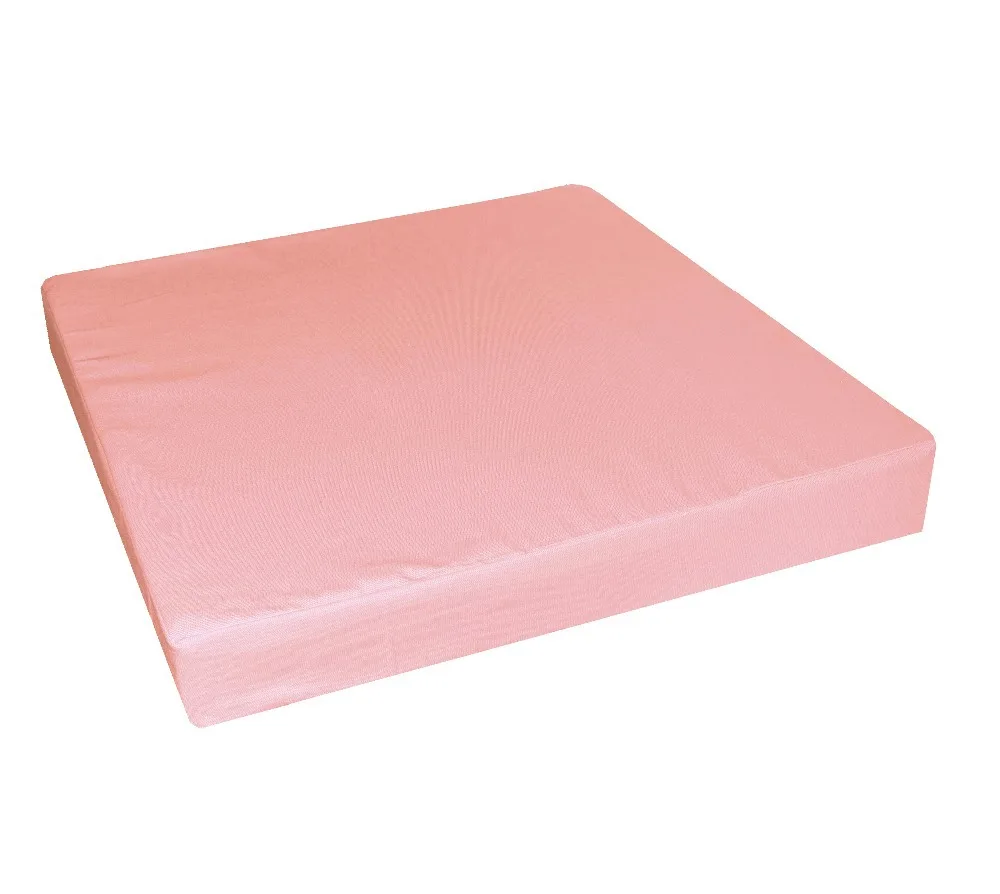aa291t Light Pink 100 Cotton A grade Canvas Square 3D Box Sofa Seat Cover Pillow Case Sofa Seat