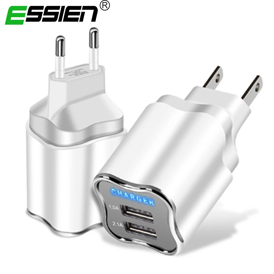 2 Порты и разъёмы универсальное usb-зарядное устройство для путешествий настенное