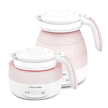 2019 Portable Collapsible Electric Kettle Smart Heat Preservation Foldable Teakettle Temperature Touch Control Boiling Water xiaomi intelligent instant control electric kettle 5 minute boiling automatic power off household heat preservation kettle