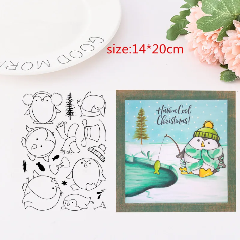 Rubber Silicone Clear Stamps for Scrapbooking Tampons Transparents Seal Background Stamp Card Making Diy 1 | Канцтовары для офиса