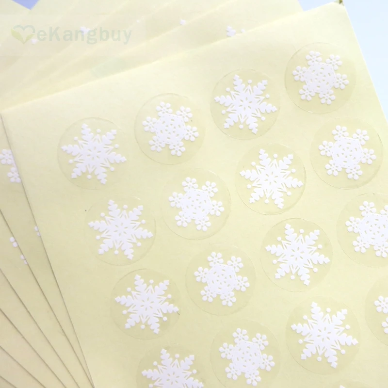 200pcs 2 patterns Snowflake PVC Clear Sticker Christmas New Year Decoration Self-adhesive label 200pcs 2 patterns Snowflake PVC Clear Sticker Christmas New Year Decoration Self-adhesive label