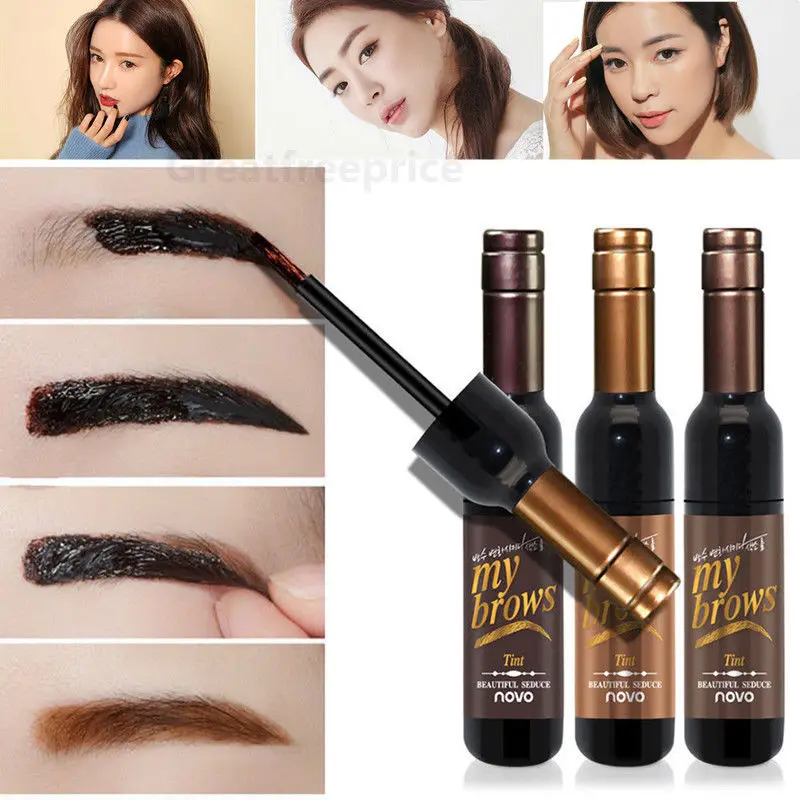 

Peel-off Eyebrow Tattoo Tint My Brow Gel Waterproof Long Lasting Makeup Dark Brown Gray Black Long-lasting Easy to Wear Natural