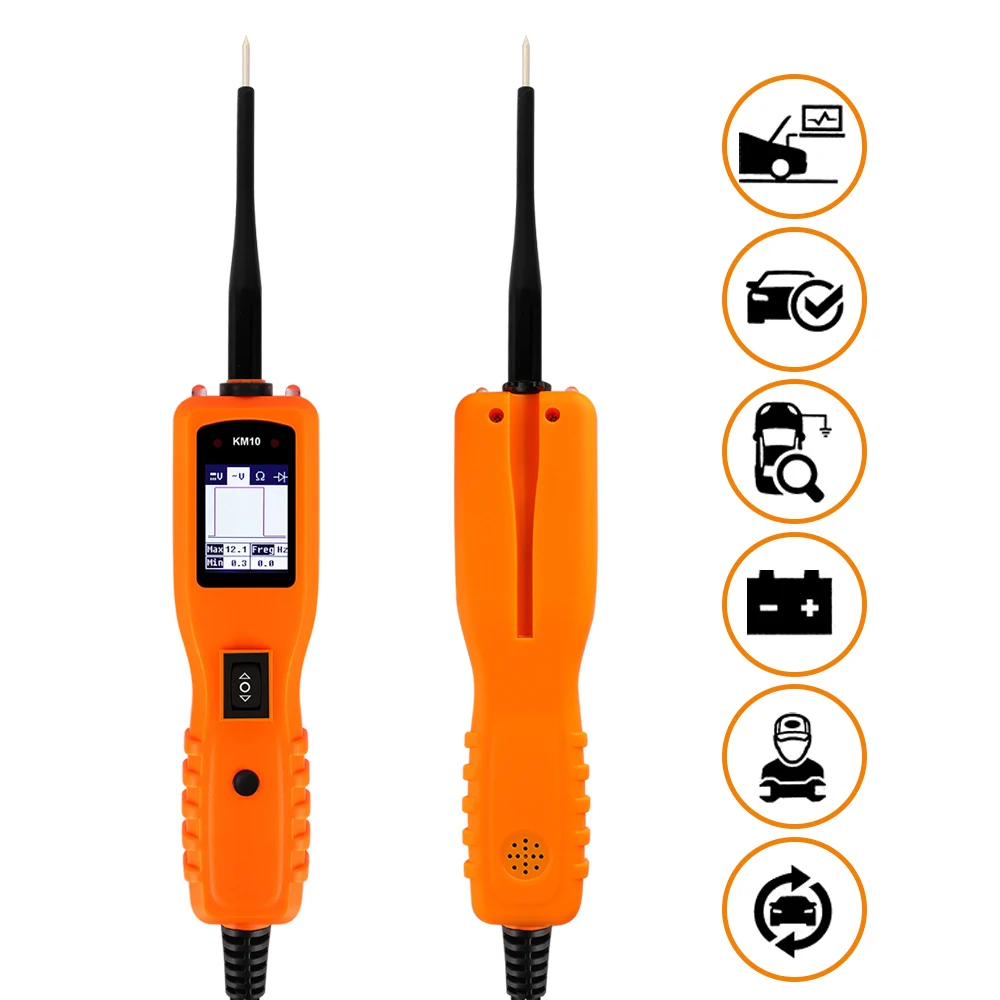 

KZYEE KM10 Powerscan Circuit Diagnostic Tester Open Circuit Reader Voltage Current Tester PK PS100 OS2600 YD208 PT150 Power Tool