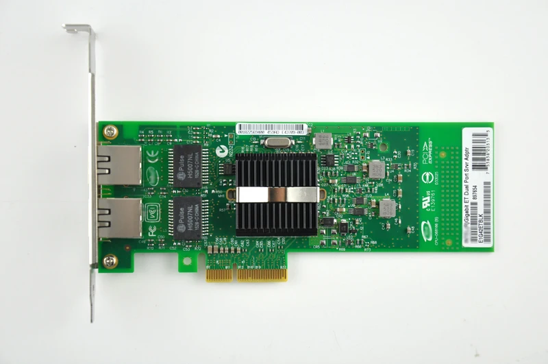 82576EB набор микросхем с двумя портами PCIe X4 гигабитный адаптер сервера E1G42ET 1