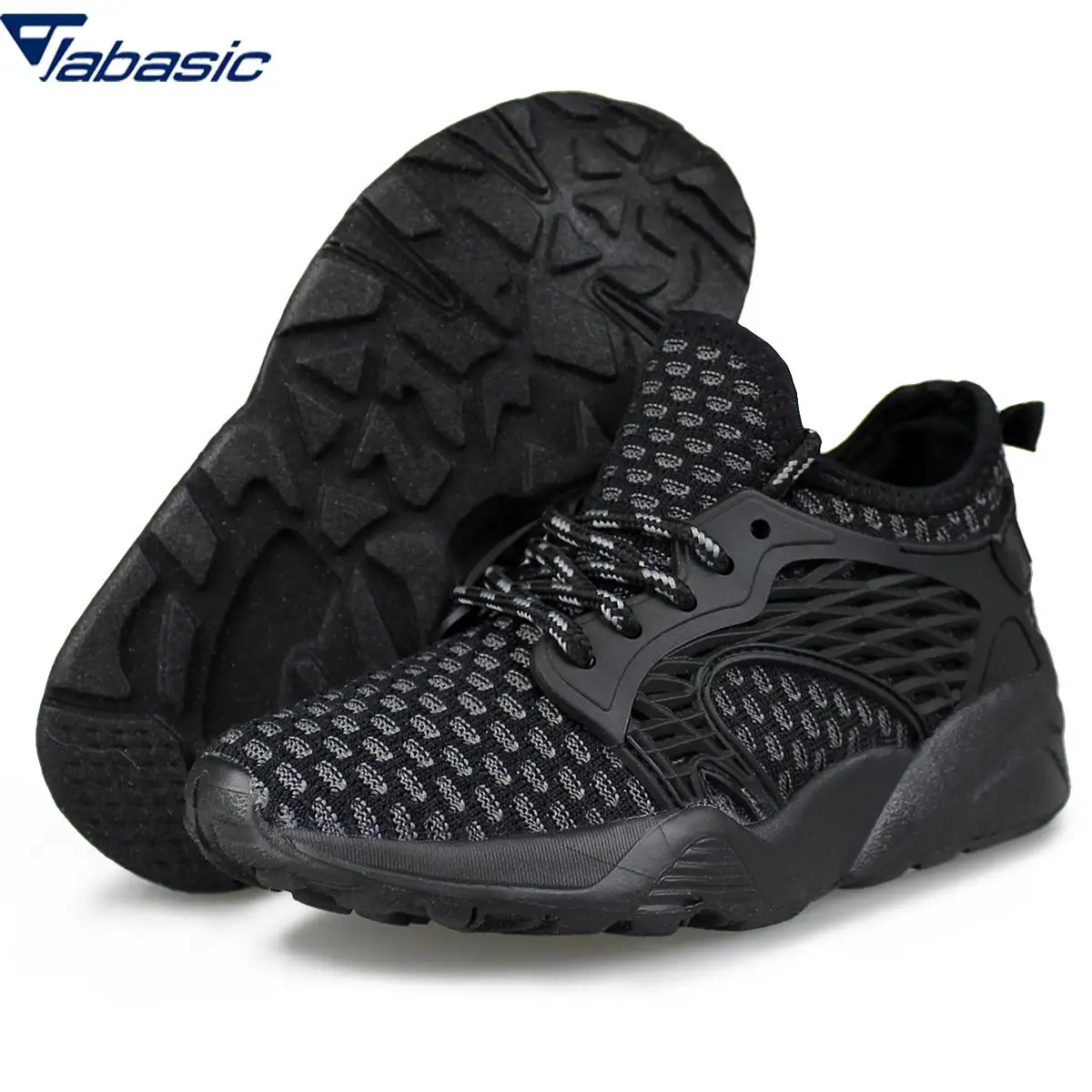 

Jabasic Kids Knitted Breathable Shoes Sports Running Shoes Boys Girls Mesh Lightweight Walking Sneakers Kids Scarpe