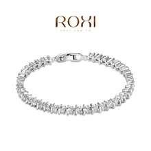 ROMAD Fashion Rings gold plated trendy jewelry wedding gift Austrian crystal fashion Environmental Micro Inserted Jewelry