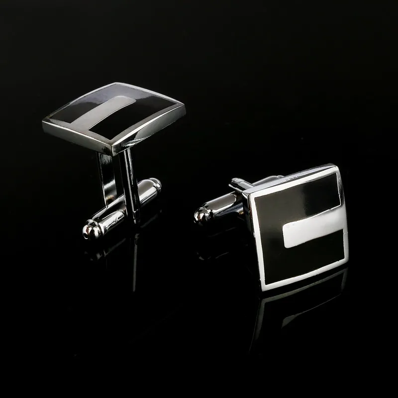 

New Arrive Men's Shirt Cufflinks Metal Copper Men Enamel Cuff Links For Wedding Party Fashion Simple Men Sleeve Shirt Cufflinks