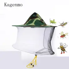 Kagenmo Jungle ведро шляпа пчеловодство блестящие шляпы горная маска пчеловода полная защита Fly Butterfly Locust Bee