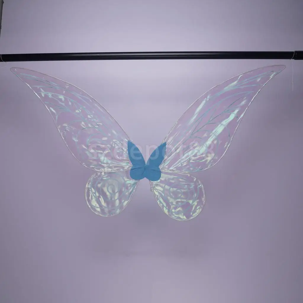 Adults Kids Women Girls Color Changing Butterfly Angel Fairy Wing Party Costume