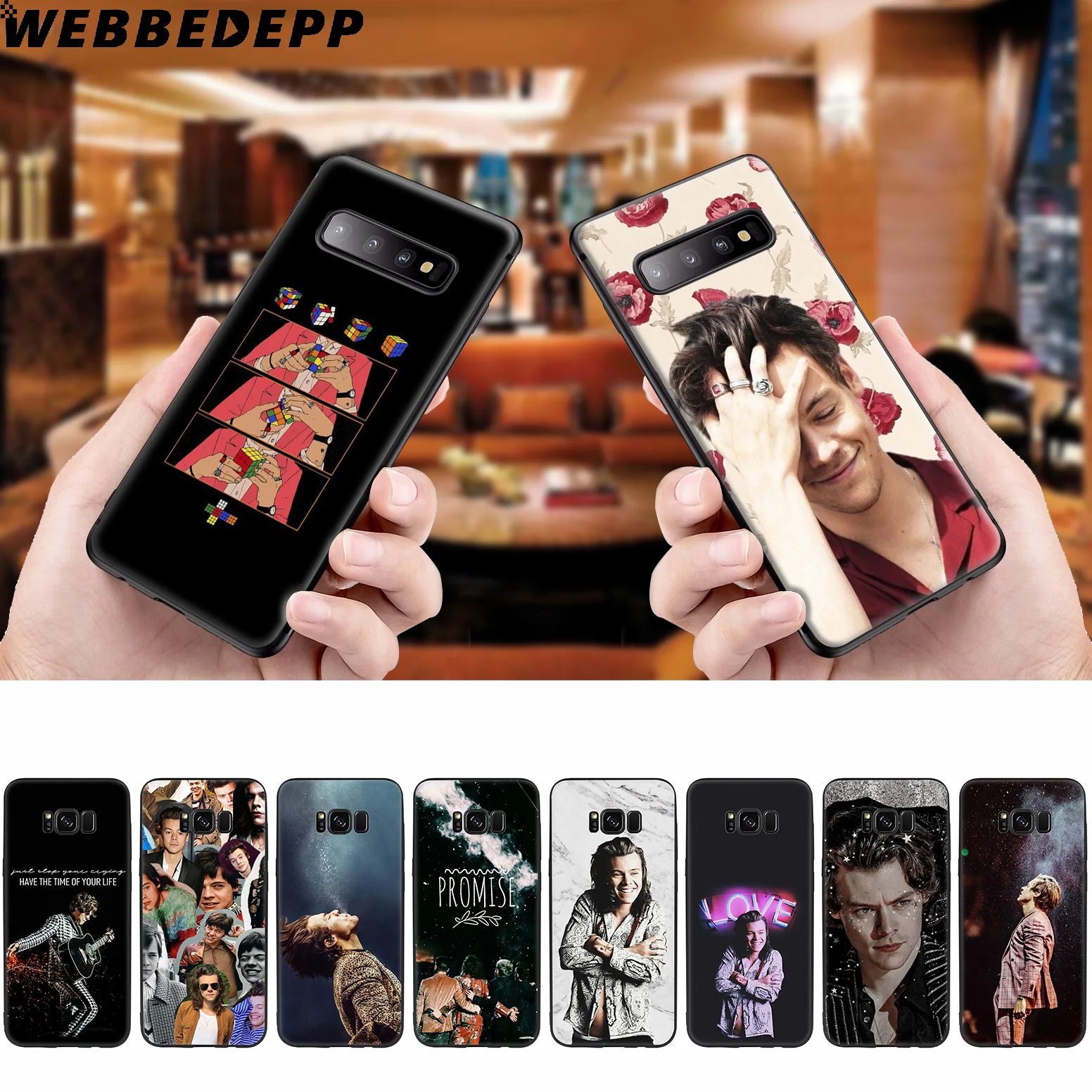 WEBBEDEPP Гарри стили 1D мягкий чехол для Samsung Galaxy S10 S10e S9 S8 Plus S7 S6 Edge &amp J6 2018 Note 10 9 8 |