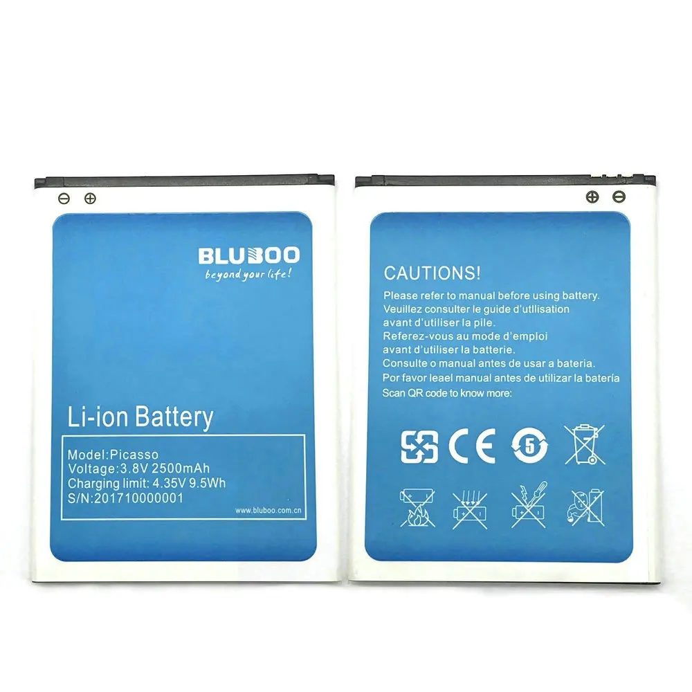 1 шт. новый 100% высококачественный аккумулятор Picasso для Bluboo 3G 4G 5 0 дюймов мобильный