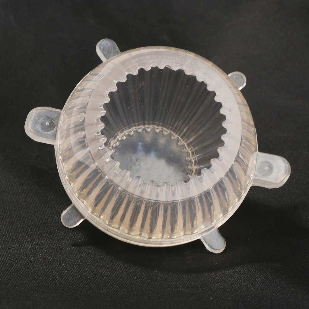 Plastic Striped Round Shape Candle Mould Soap Mold for Candle Making Handmade DIY Craft