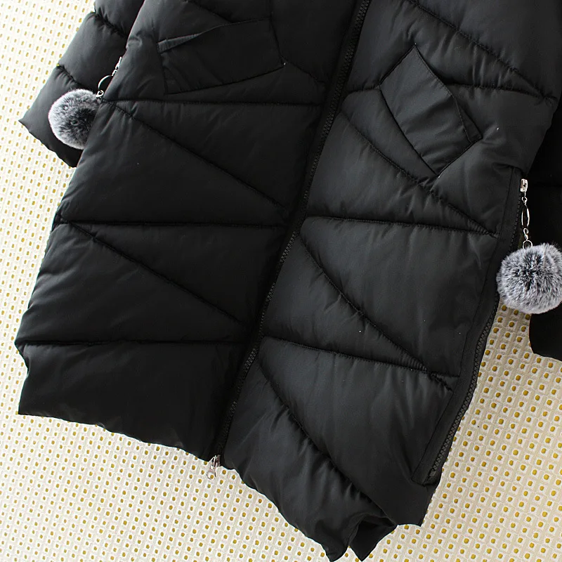 Women Winter Long Padded Jacket Plus Size 4XL Loose Hooded Parka Fur Collar Zipper Thick Warm Winter Coats Women 2018 AS025 (5)