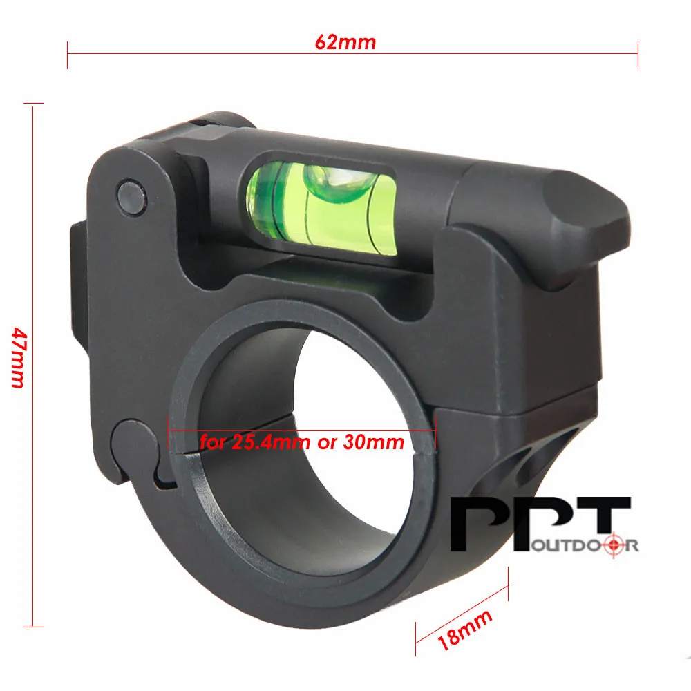 PPT страйкбол ружейный оптический прицел для винтовки пузырьковый уровень крепление кольцевой адаптер кольцо для 25,4-30 мм винтовка сфера для