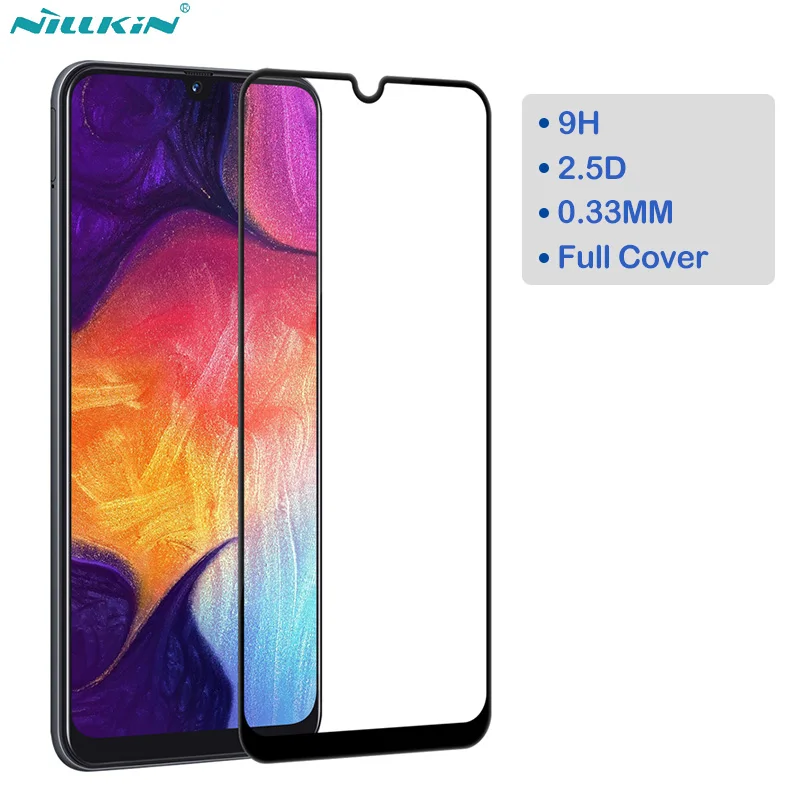 

Nillkin Screen Protector for Samsung Galaxy A20 A30 A40 A50 A60 A70 M30 Tempered Glass A40 2.5D 9H Full Cover Protective Film