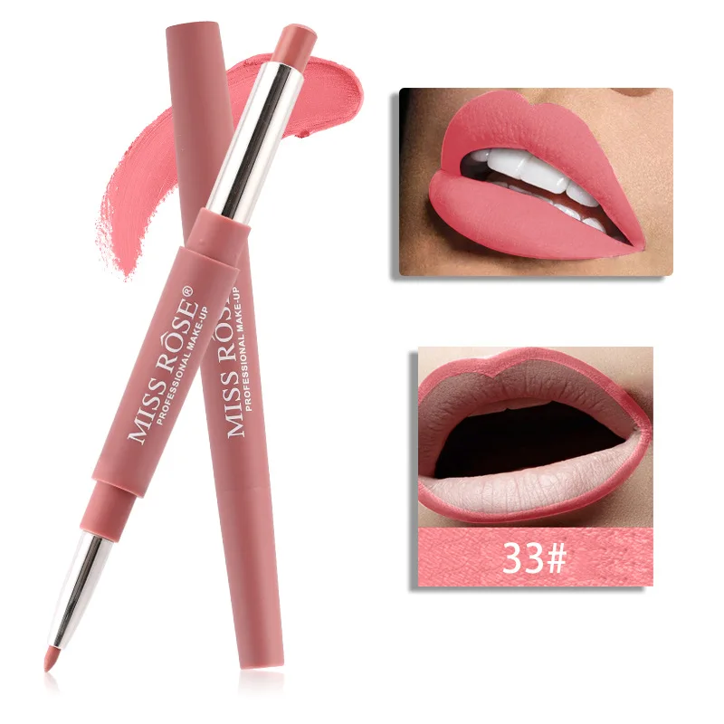Miss Rose Top Brand Lip Liner Matte Lip Pencil Long-lasting Waterproof Moisturizing Lipsticks Makeup Sexy Lips Contour Cosmetics