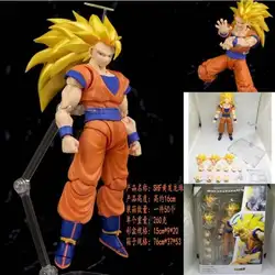 16 см Dragon Ball Z подвижные суставы аниме Гоку фигурку ПВХ Новая коллекция Коллекция игрушечных фигурок для Рождественский подарок