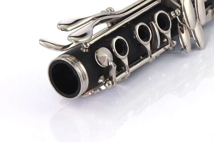 woodwind musical instrument ABS body nickel plated G tone turkish clarinet