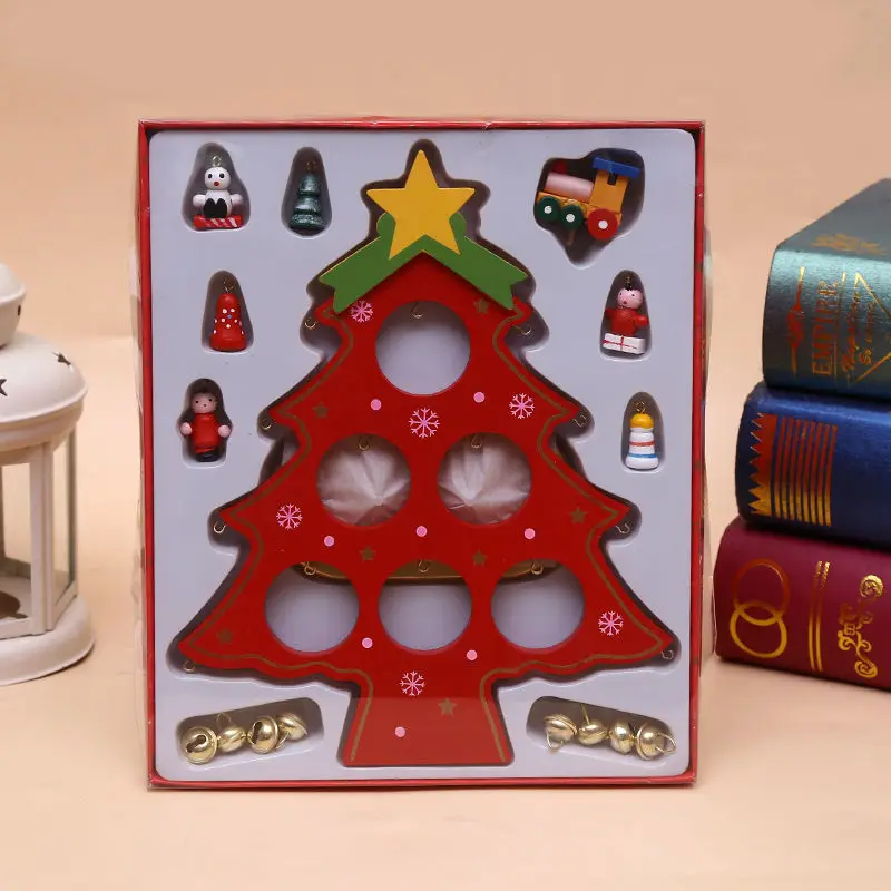 JX-LCLYL DIY Cartoon Decoration Ornament Christmas Tree Christmas Gift Home Decor