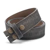 Vintage Belt Without Buckle For Men 100% Genuine Leather Belt For Jeans 3.8 CM Width Cowskin Strap With One Layer Leather ► Photo 2/6