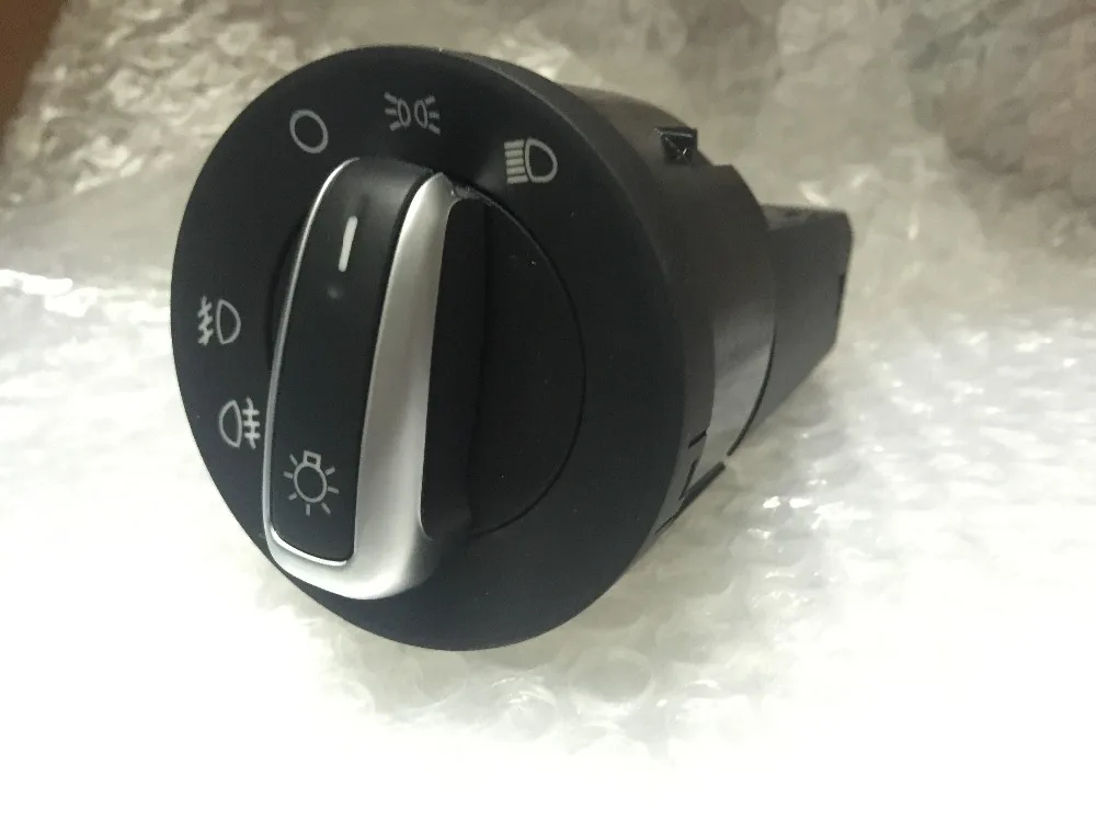 

fast ship 3BD 941 531 For VW Golf / Jetta / Bora Mk4 Passat B5 / B5.5 Polo 9N / 9N3 Lupo New Beetle T5 Chrome Headlight switch