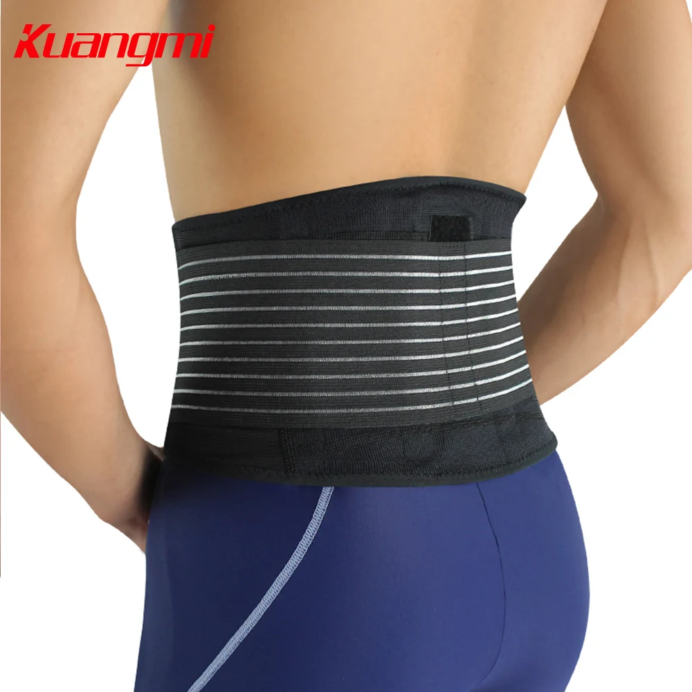 Kuangmi Removable Fitness Waist Protector Lumbar Support Belt Back