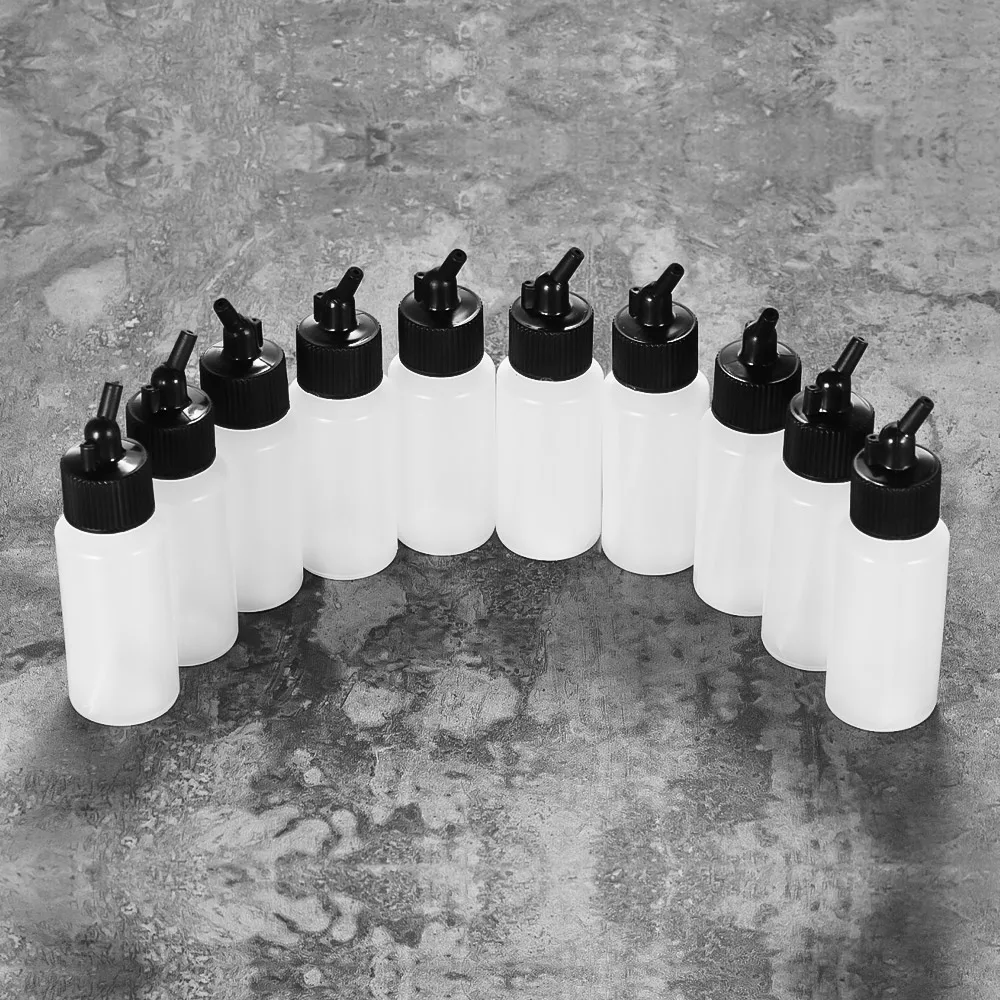 Buy 10PCS Art Pen Airbrush Plastic Paint Bottles Jars