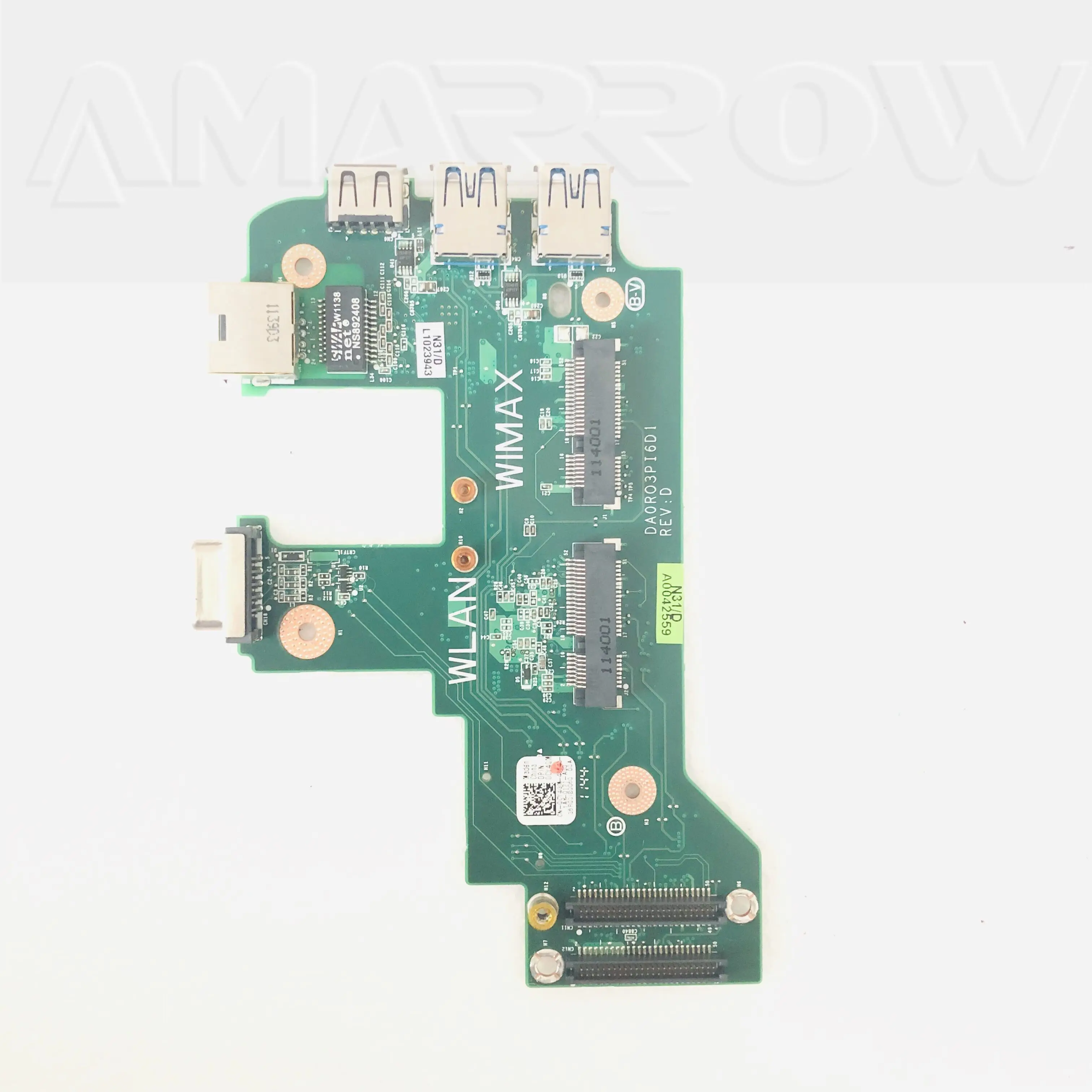 

Original Free shipping for DELL Inspiron N7110 17R Vostro 3750 USB VGA Ethernet WLAN Board 0CY4GM DA0RO3PI6D1