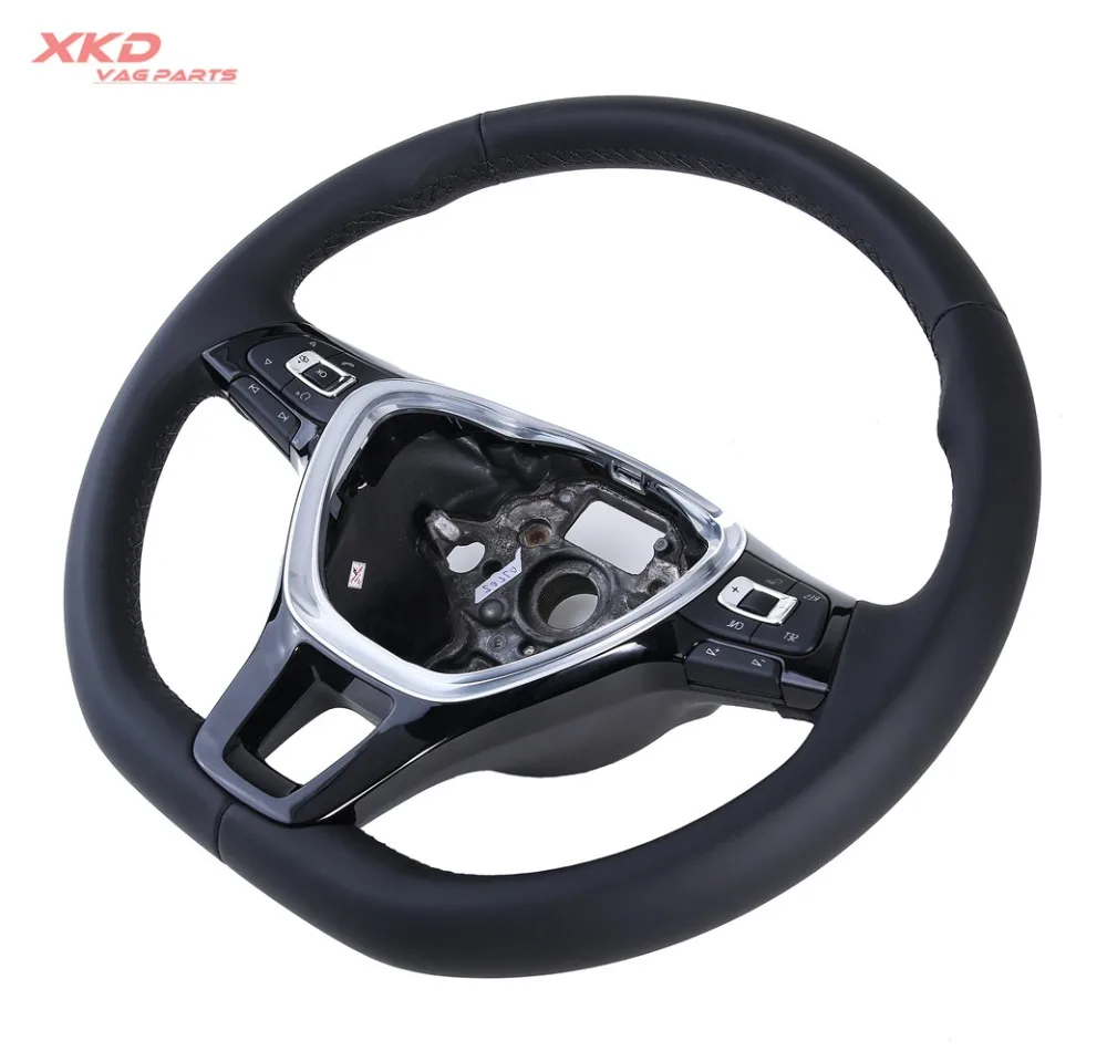 Leather Multifunction Steering Wheel For V-W J-etta MK6 15-16 Golf MK6B Passat B8 5GG419091B