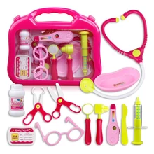 Творческий притворяться, играть доктор медсестра игрушки Набор Чехол аптечке Детские образование роль играют игрушки для подарка