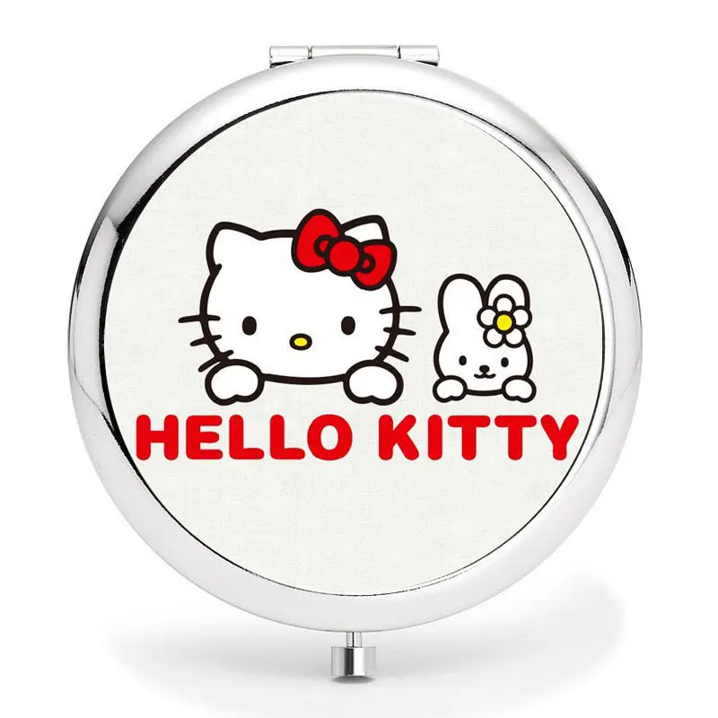 Новое компактное двухстороннее зеркало hello kitty/зеркало для макияжа yey-977