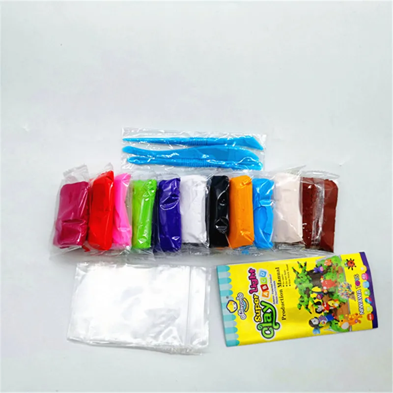 Buy 12 Air Clay Fimo Polymer Plasticine Modelling Clay
