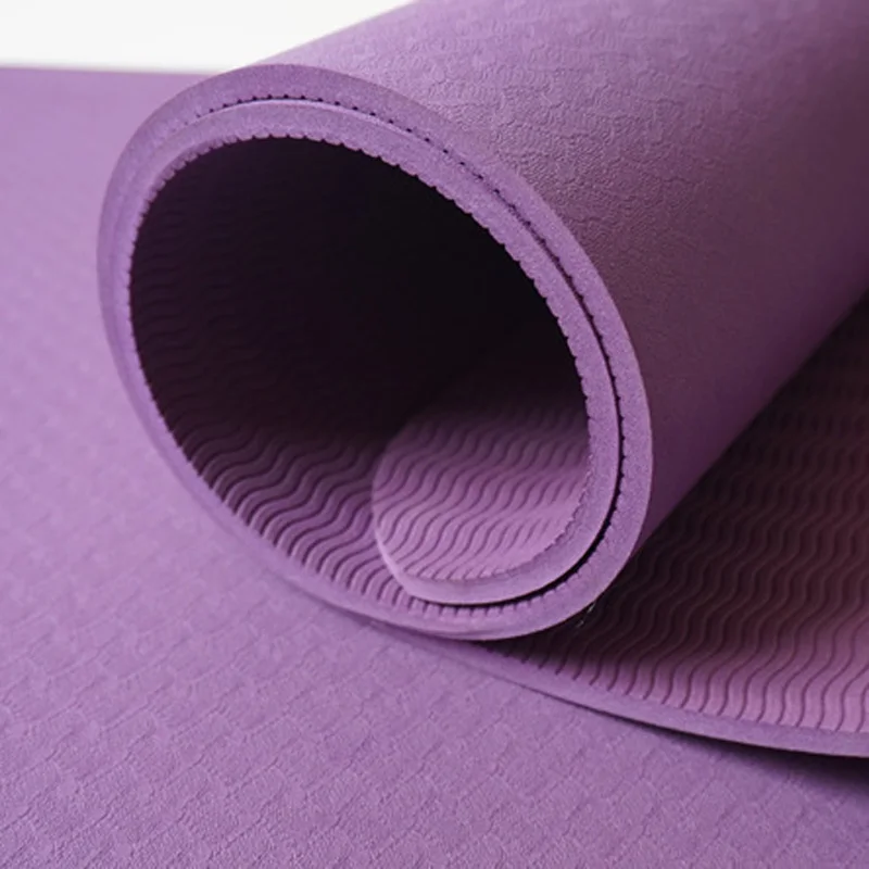 6 мм TPE Нескользящие унисекс коврики для йоги для фитнеса тонкие гимнастические коврики йога перчатки для УПРАЖНЕНИЙ пилатес безвкусные пляжные коврики 183*61*0,6 см