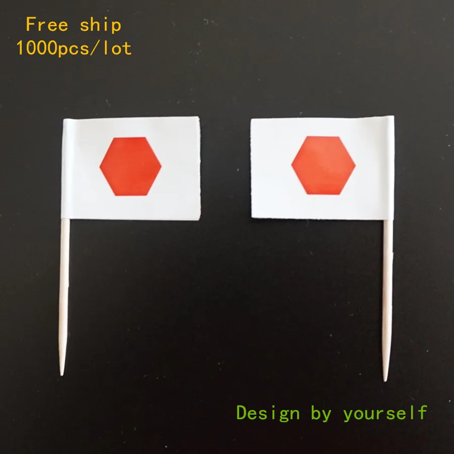 

Toothpick flags, Customer design flag, Cake topper, your own logo flags, total1000pcs, 100pcs/bag, Free ship