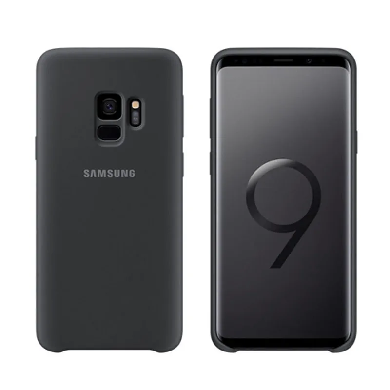 Оригинальный чехол для Samsung GALAXY S9 G9600 + Plus G9650 официальный силиконовый мягкая