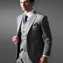 3 шт., новые модные высококачественные мужские английские костюмы с двумя пуговицами, парадный смокинг, популярная модель SlimFit Terno Masculino