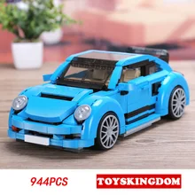 Technics dream car 1:13 весы das Beetle auto moc строительный блок Модель Кирпичи игрушки коллекция для детей Подарки