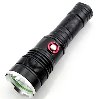

Xm-l T6 1200lm Aluminum Waterproof Led Flashlight Torch Light For 18650 Rechargeable Battery