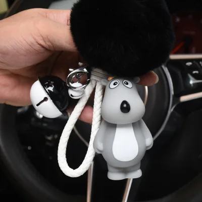 Backkom Popobe Медведь Carmera меховыми помпонами Pom кулон дети игрушки брелок Для женщин