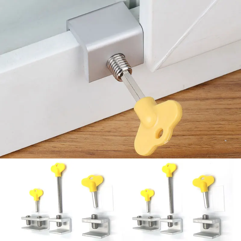 Protecting Baby Safety Security Window Lock Child Kids Prevent Children Falling Window Stopper Anti-theft Locks Limiter
