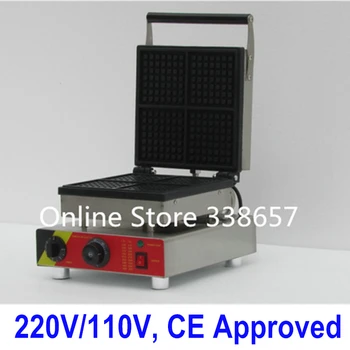 

Professtional waffle maker machine 4 square slice 220v/110v