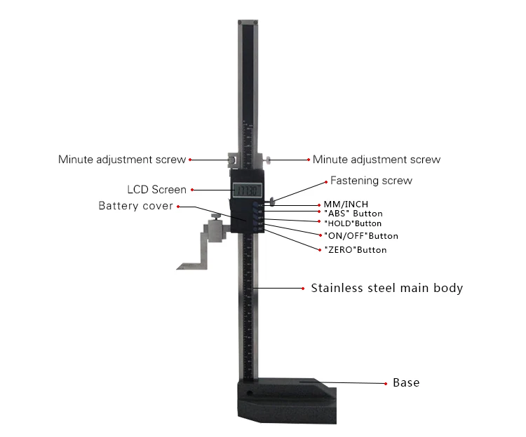 0-300 мм цифровой высотомер с одним лучом высоты Электронный штангенциркуль высокой точности trammel линейка