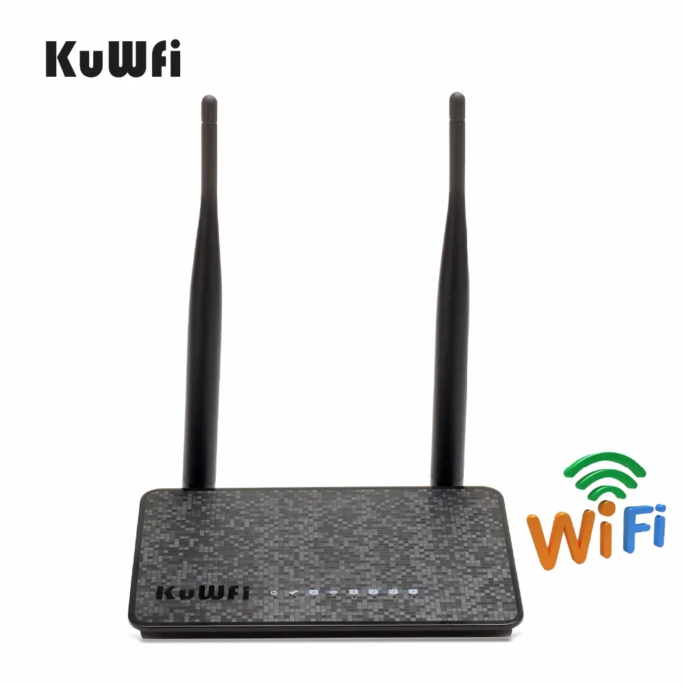 KuWfi 802.11n 300 Мбит/с беспроводной маршрутизатор Wifi удлинитель с 2/5dBi антенной усиления сигнала Wifi беспроводной AP маршрутизатор Wifi Amplifie