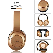 P37 Bluetooth 4.2 + EDR fone de ouvido Sem Fio Fones De Ouvido bluetooth Headset Hifi Stero Música Som Fone De Ouvido com Microfone Para Iphone Xiaomi