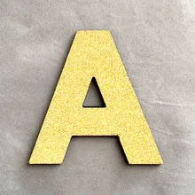 Стикер на стену, сделай сам, на заказ, декоративная буква 26, Английский алфавит, блестящая золотая настенная наклейка, Креативные украшения для свадебной вечеринки