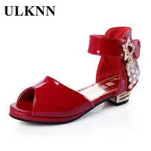 ULKNN Girls Princess Sandals enfants Dress Shoes For Girls High Heel Shoes Kids Summer Sandals Open toe Children Party chaussure цена ULKNN Girls Princess Sandals enfants Dress Shoes For Girls High Heel Shoes Kids Summer Sandals Open toe Children Party chaussure цены онлайн
