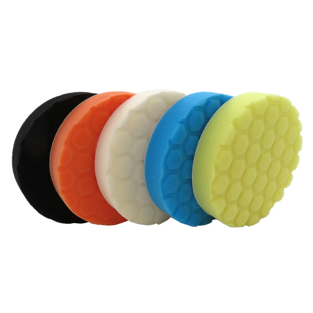 

6 Inch 5pcs/Set Sponge Polishing Pad Waxing Buffing Pad Kit Compound Auto Car Polisher Tool